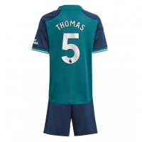 Echipament fotbal Arsenal Thomas Partey #5 Tricou Treilea 2023-24 pentru copii maneca scurta (+ Pantaloni scurti)